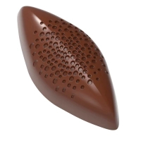 Форма для шоколаду Chocolate World Какао біб з бульбашками 47,5 х 21,5 мм 9,5 г (12096 CW)