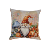 Provence tapestry pillowcase decorative watermelon gnomes with a mushroom 45x45 (036212)