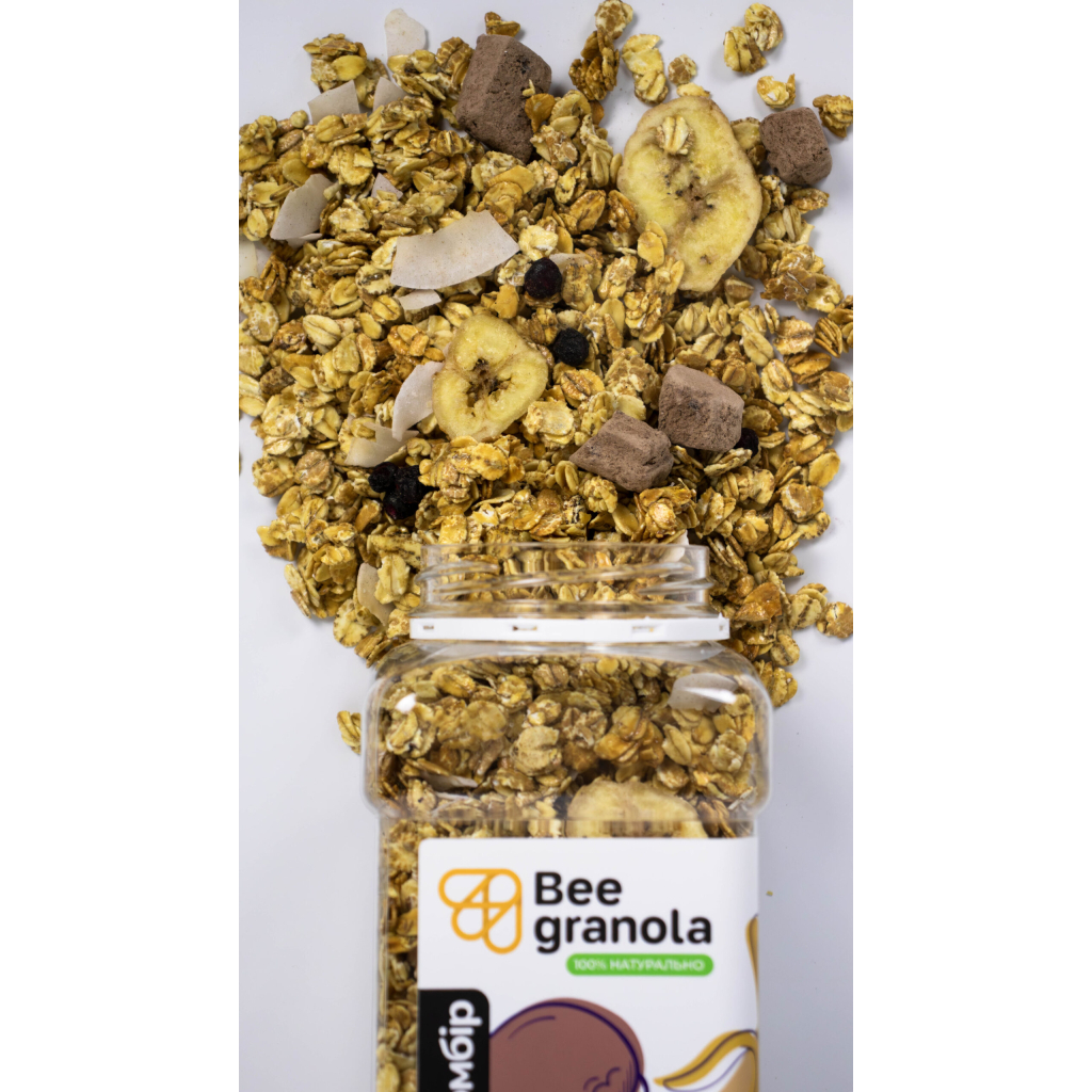 Гранола Bee Granola Шоколадний пломбір 500 г (4820228430627)