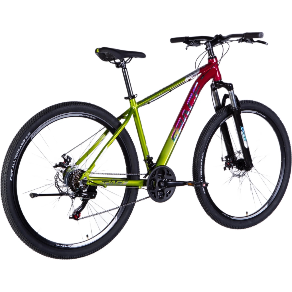 Велосипед Space 29" Phaeton AM DD рама-18" Al зелено-рожевий 2025 (OPS-SP-29-069)