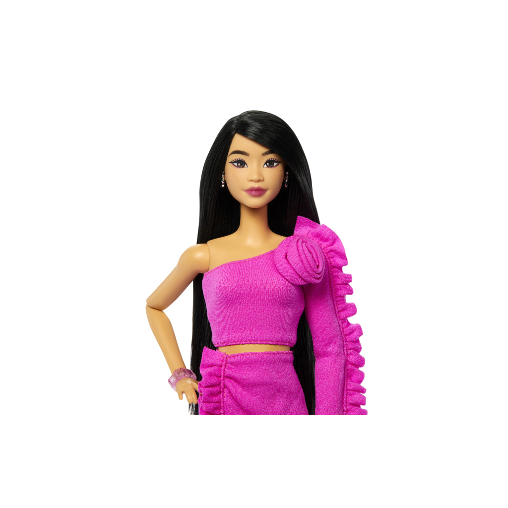 Лялька Barbie Deluxe style Barbiecore Модниця у рожевому костюмі (HYV26)