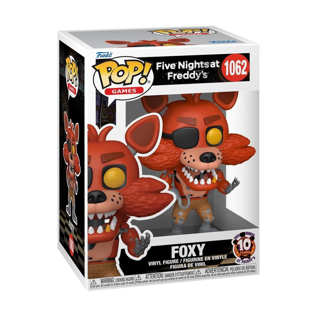 Фігурка Funko Pop серії 5 ночей у Фредді: 10 років - Фоксі (87115) Фігурка Funko Pop серії 5 ночей у Фредді: 10 років - Фоксі (87115)