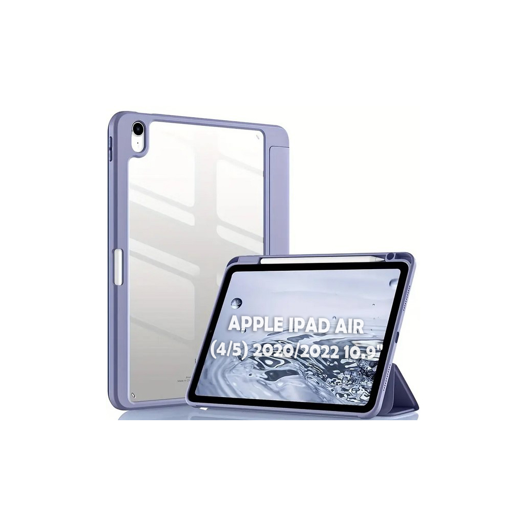 Чохол до планшета BeCover Soft Edge TPU Apple Pencil Apple iPad Air (4/5) 2020/2022 10.9" Purple (711701)