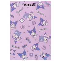Kite Kuromi A5 notebook, 50 sheets, cell (HK25-194-1)