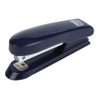 Stapler Buromax plastic, 15 sheets, (staples #10), 111 x 28 x 43 mm, blue (BM.4100-02)
