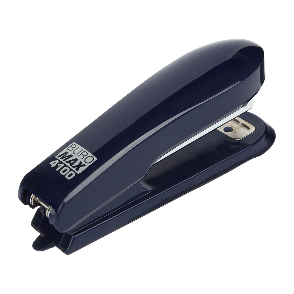 Степлер Buromax пластиковий, 15 аркушів, (скоби №10), 111 х 28 х 43 мм, синій (BM.4100-02) Степлер Buromax пластиковий, 15 аркушів, (скоби №10), 111 х 28 х 43 мм, синій (BM.4100-02)