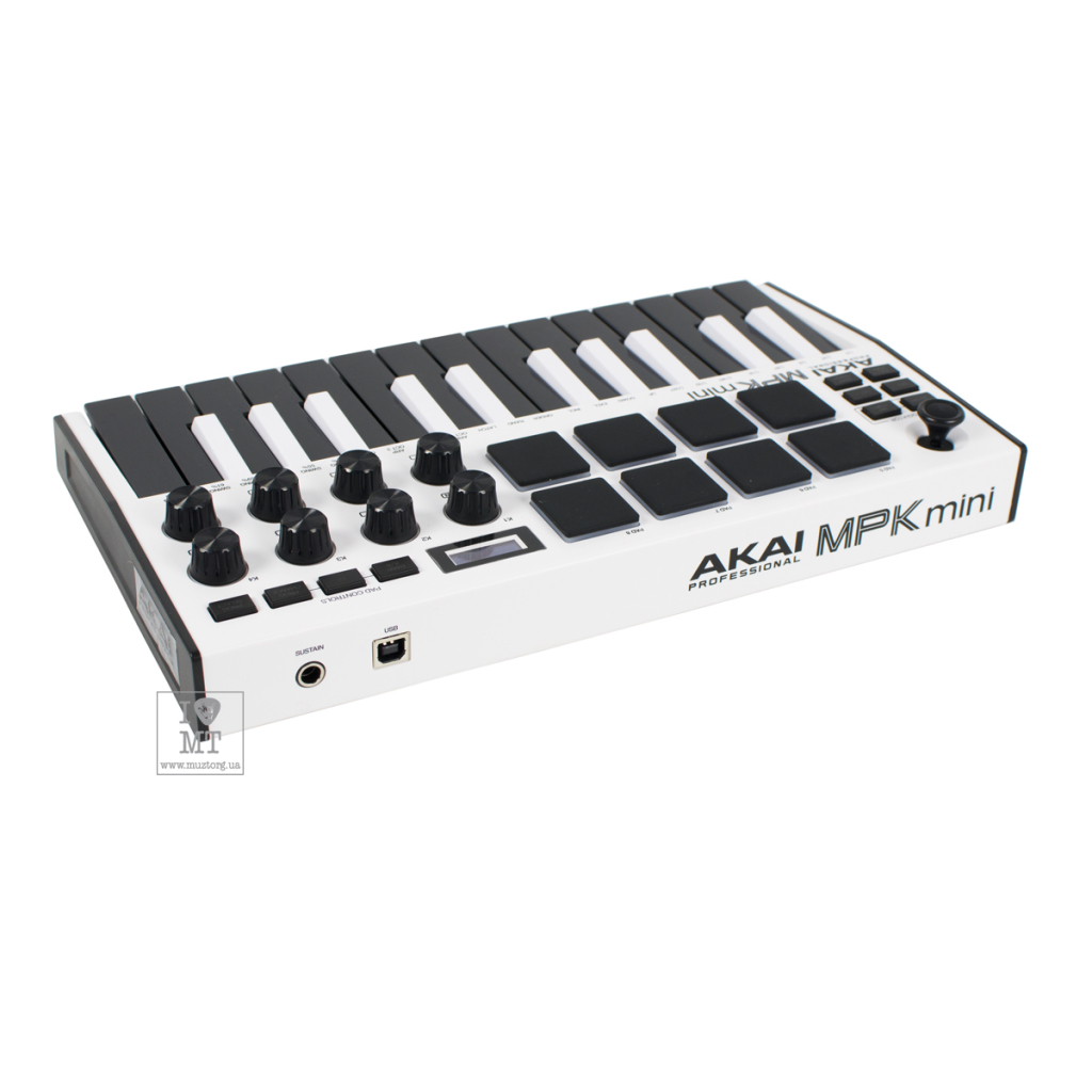 MIDI-клавіатура Akai MPK MINI MK3 White (230878)