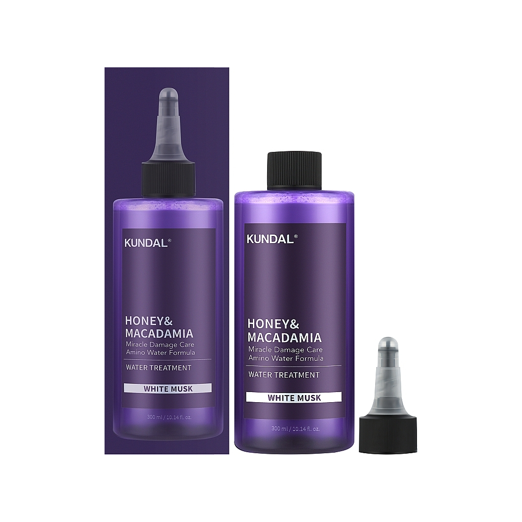 Маска для волосся Kundal Honey & Macadamia Miracle Damage Care Water Treatment White Musk 300 мл (8809693254071)