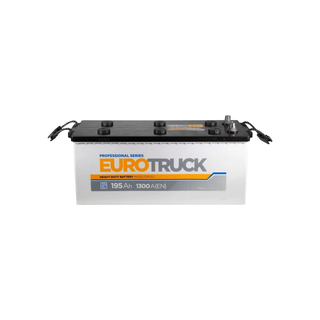 Акумулятор автомобільний EUROTRUCK 6СТ-195АЗ (3) (B) 1300А 12V (E)