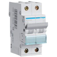 Automatic switch Hager 2-p. C 25A (6kA) 2M (A) (MCN225)