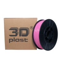 Plastic for 3D printer 3Dplast PETG 1.75mm, 0.85kg, pink (3DPTG17508PNC)