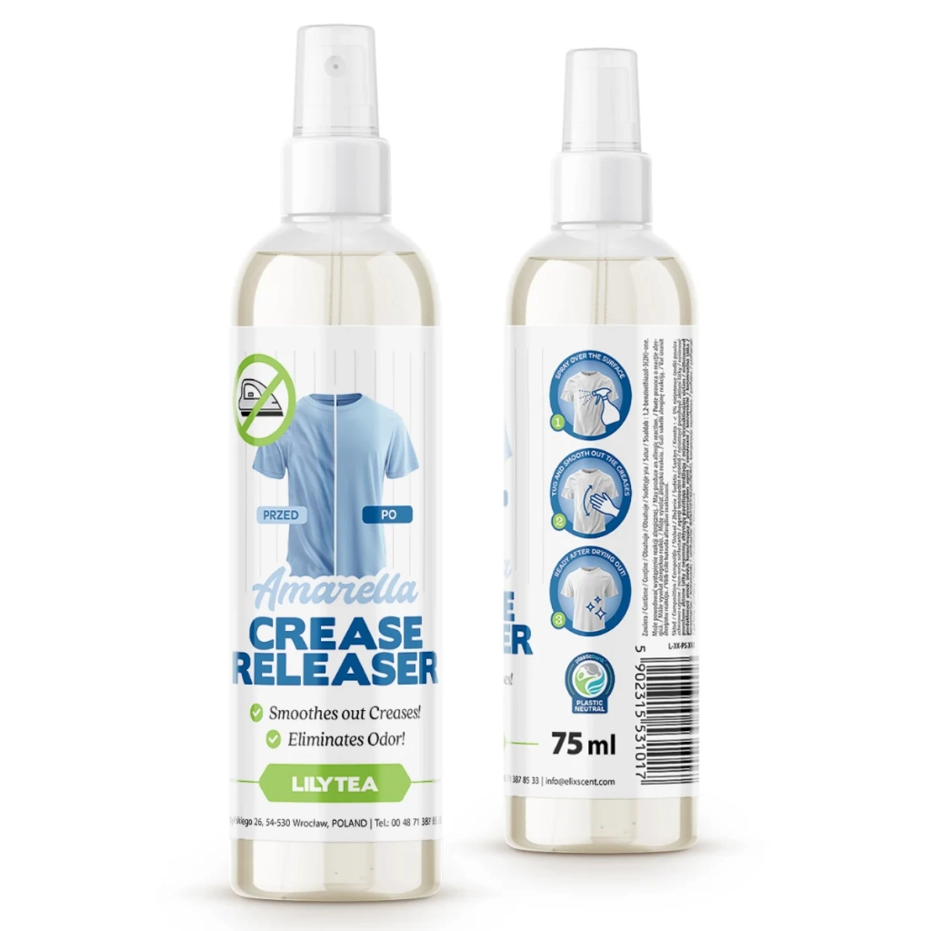 Засіб для прасування Amarella Праска-спрей розгладжувач складок Lilytea 75 мл (5907100190240)