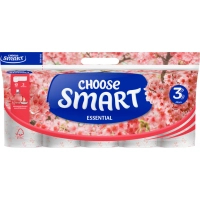 Toilet paper Smart Tissue Essential Peach 3 layers 10 rolls (5944582100138)