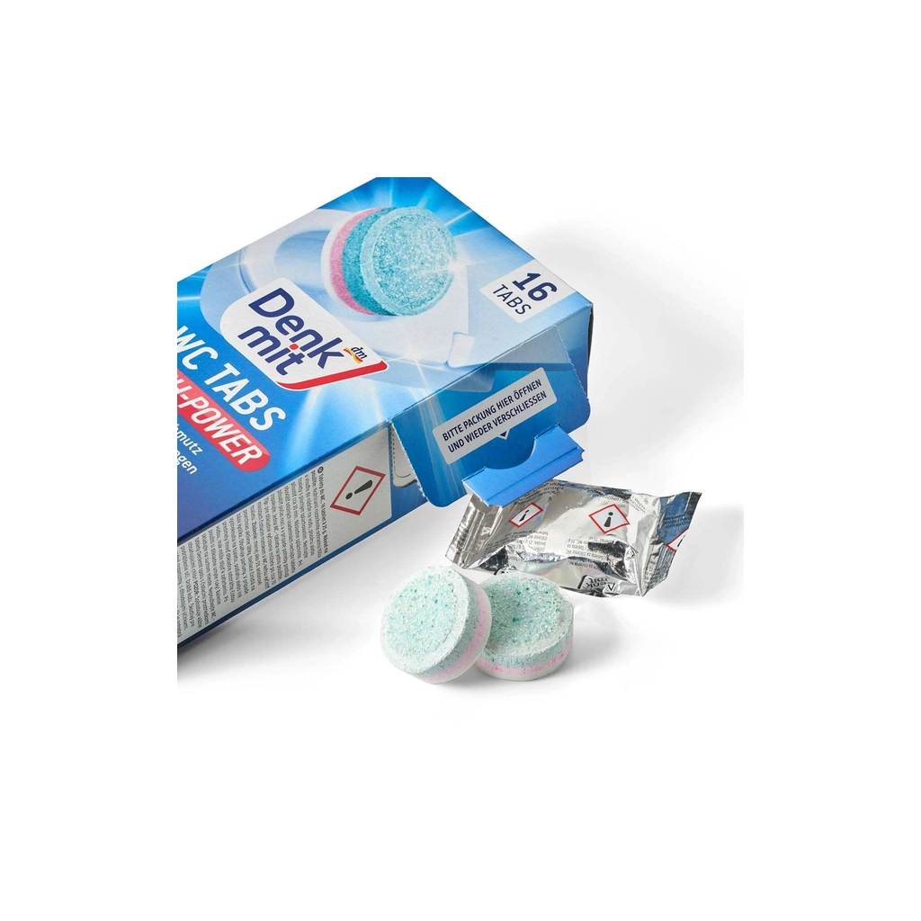 Засіб для чищення унітазу DenkMit Таблетки 16 шт. (4066447791594)