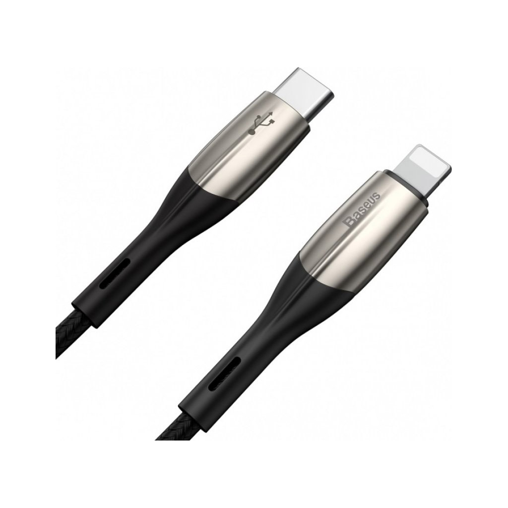 Дата кабель USB-C to Lightning 1.0m 18W black Baseus (CATLSP-01) Дата кабель USB-C to Lightning 1.0m 18W black Baseus (CATLSP-01)