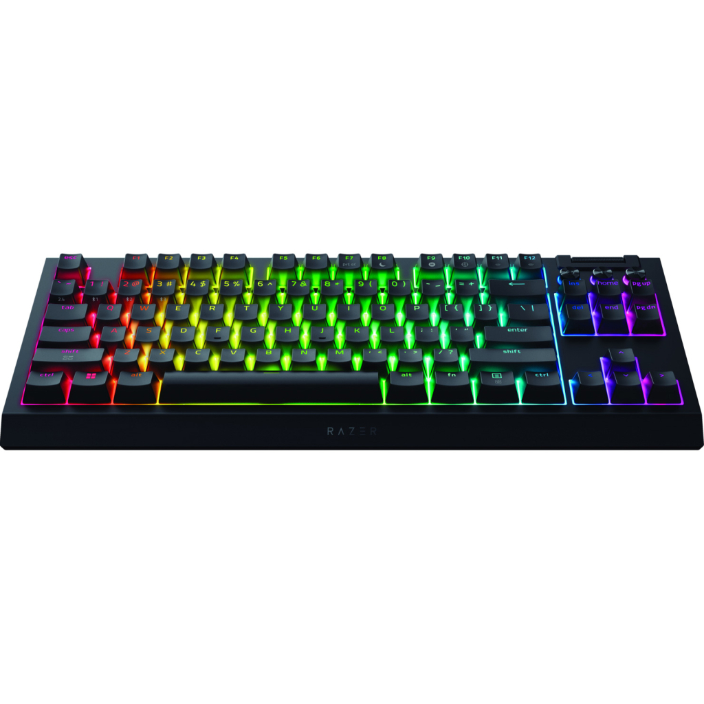 Клавіатура Razer BlackWidow V4 Low-Profile TKL Wireless/Bluetooth/USB Yellow switch UA Black (RZ03-05450100-R3M1) Клавіатура Razer BlackWidow V4 Low-Profile TKL Wireless/Bluetooth/USB Yellow switch UA Black (RZ03-05450100-R3M1)