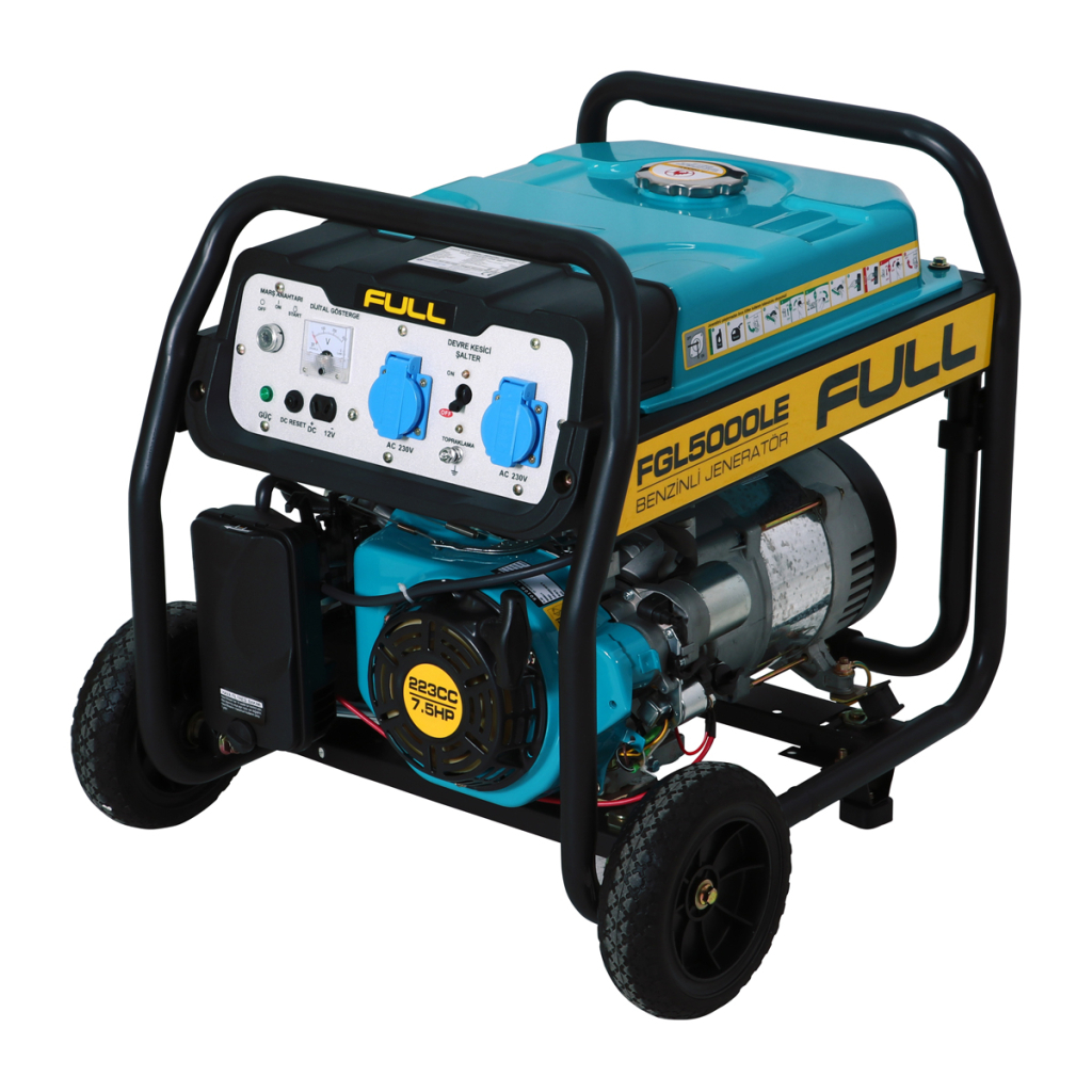 Генератор FULL FGL 5000LE, 50Hz, 4.75kVA/3.8kW, бак 28л, ручний/стартер (FGL 5000LE) Генератор FULL FGL 5000LE, 50Hz, 4.75kVA/3.8kW, бак 28л, ручний/стартер (FGL 5000LE)