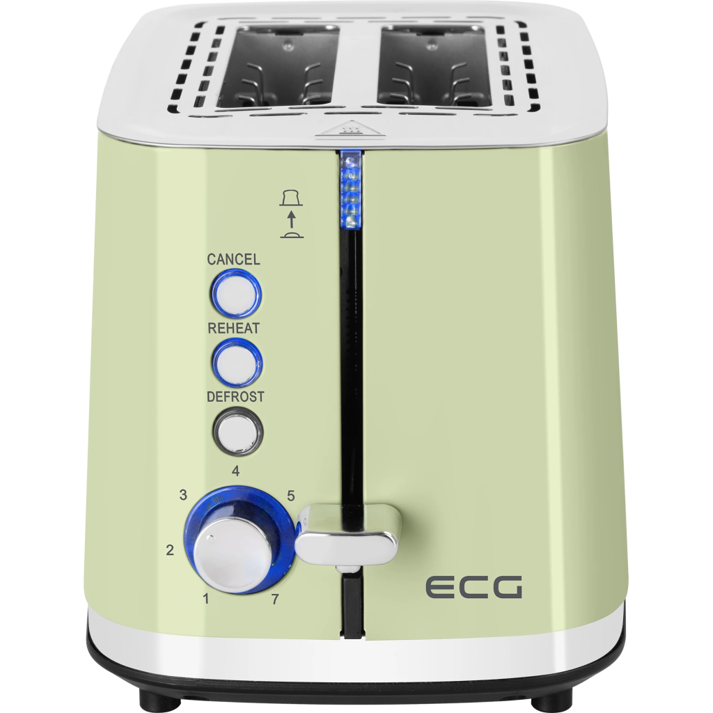 Тостер ECG ST 2766 Vintage Olive Тостер ECG ST 2766 Vintage Olive