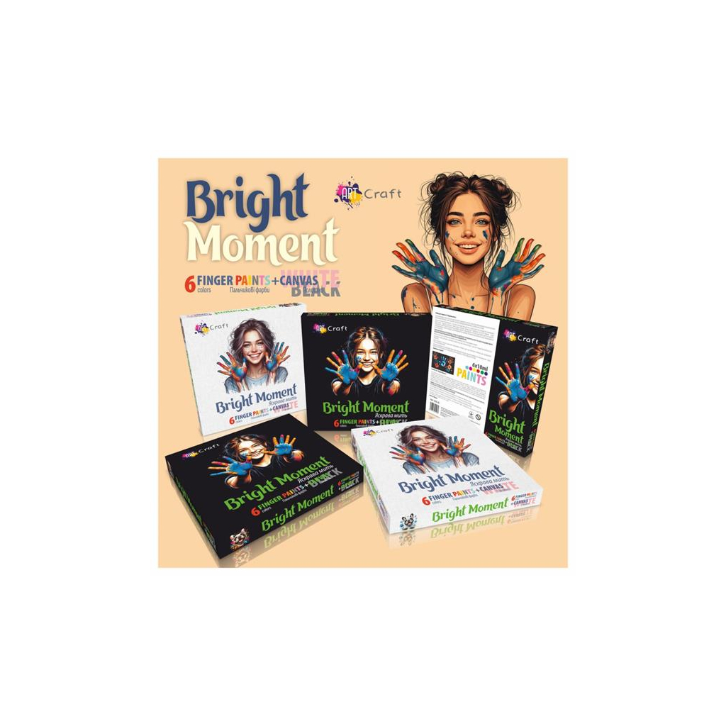 Набір для творчості ArtCraft Яскрава мить чорне полотно (5030-AC) Набір для творчості ArtCraft Яскрава мить чорне полотно (5030-AC)