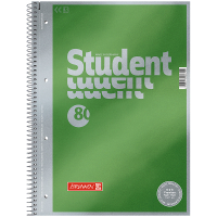 Notebook Brunnen College pad A4 Premium green, unlined 80 sheets (10-671 40)