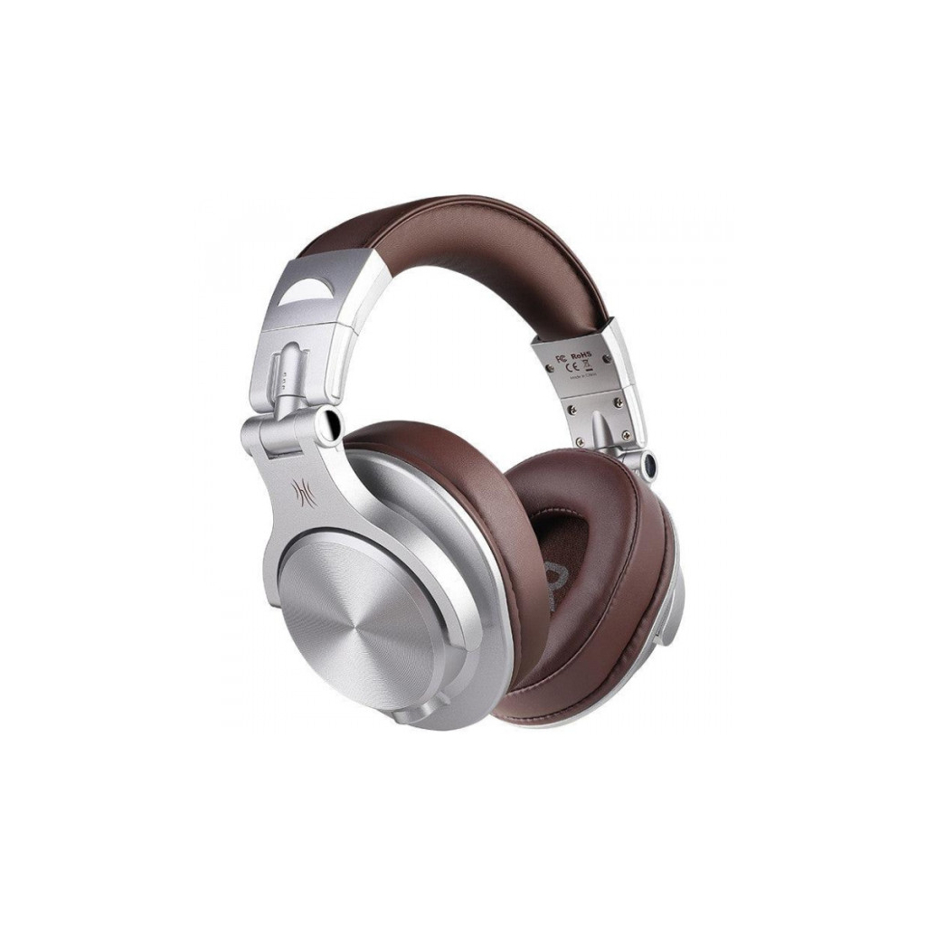 Навушники OneOdio Fusion A70 Bluetooth+3,5мм/6,35мм Silver/Brown (A70 Silver Brown) Навушники OneOdio Fusion A70 Bluetooth+3,5мм/6,35мм Silver/Brown (A70 Silver Brown)