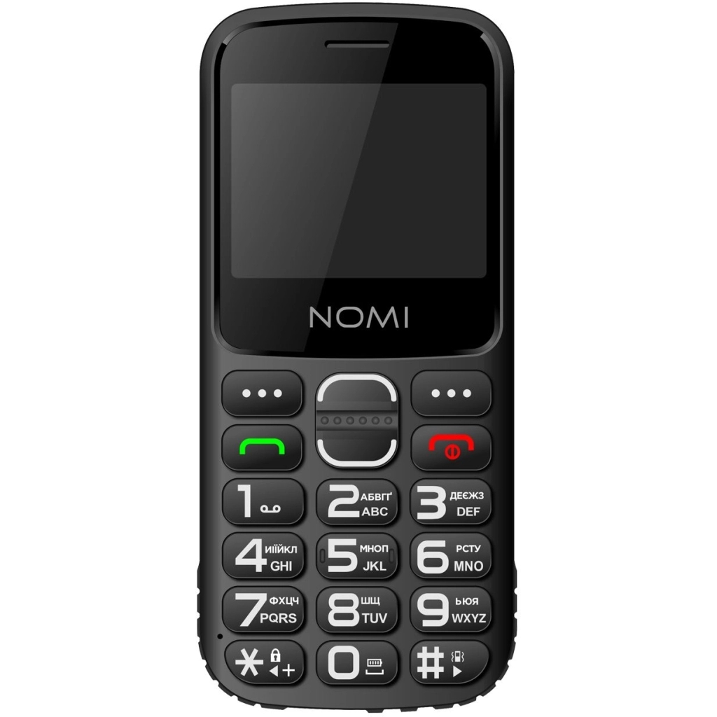 Мобільний телефон Nomi i2320 Black Мобільний телефон Nomi i2320 Black