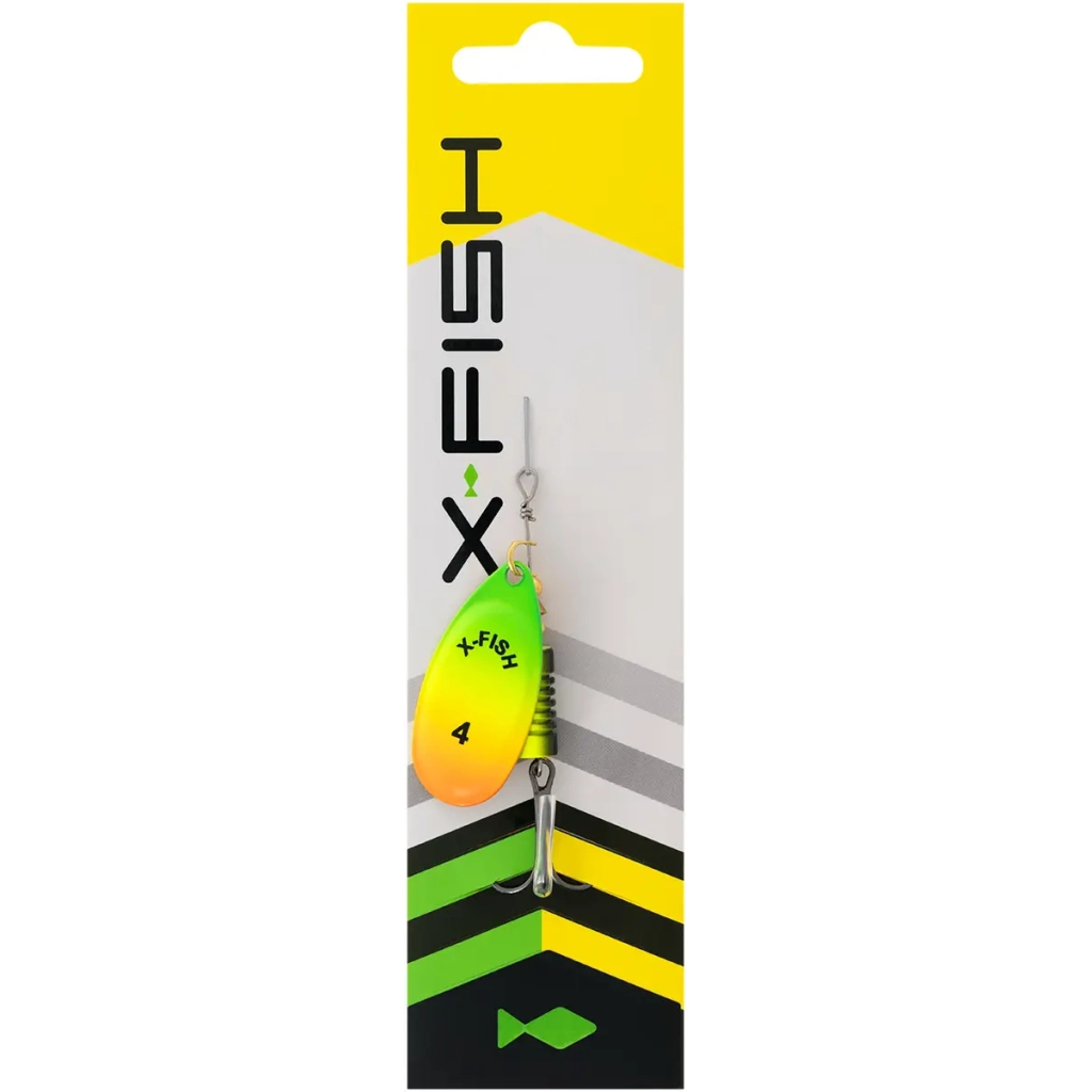 Блешня X-Fish Stark 9.5g 4 Fire tiger (1917.05.87) Блешня X-Fish Stark 9.5g 4 Fire tiger (1917.05.87)