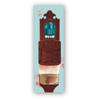 Bookmarks for books by Lyutsink "Brush. Secretary" 1 pc. (LK000000046) (2000000000046)