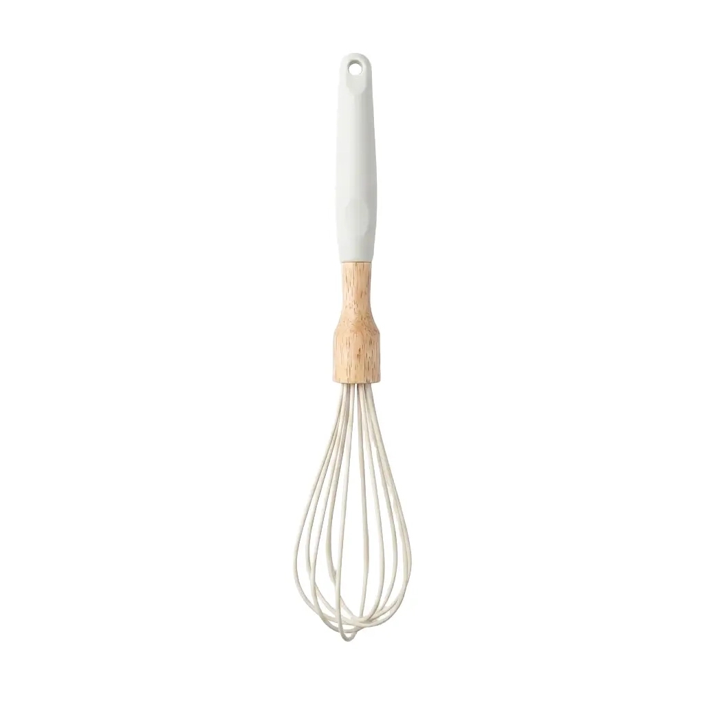 Вінчик ARDESTO Tasty Baking, 30см, силікон, дерево, сірий світлий (AR1562G)