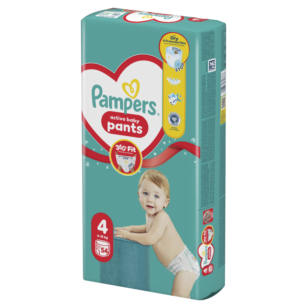 Підгузки Pampers Active Baby Pants Розмір 4 (9-15 кг) 54 шт (8006530316668) Підгузки Pampers Active Baby Pants Розмір 4 (9-15 кг) 54 шт (8006530316668)