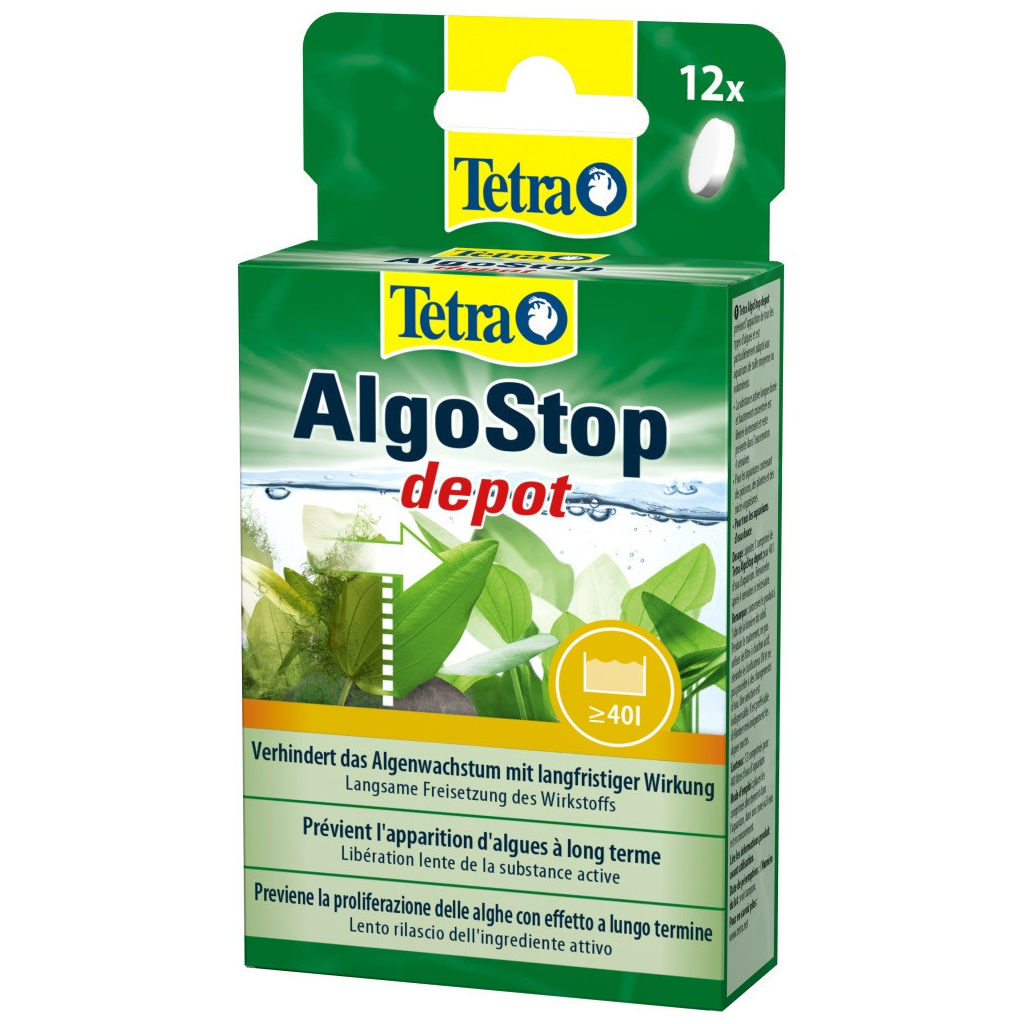Засіб проти водоростей Tetra Algostop для акваріума 12 таблеток на 240 л (4004218298989)