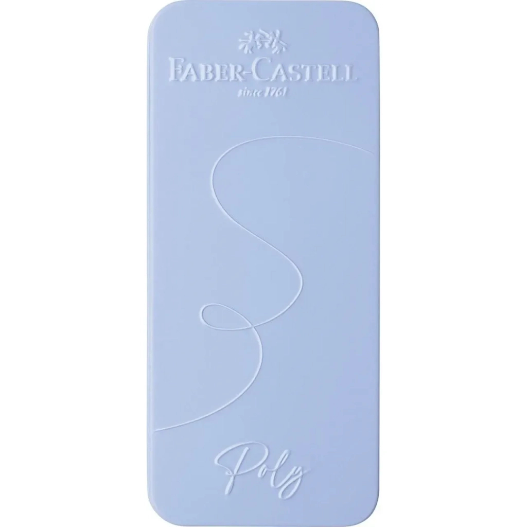 Ручка кулькова Faber-Castell набір ручок POLY Ball Set в металевому пеналі (перо + кульк. ручка), колір корпусу фіолетовий (32958)