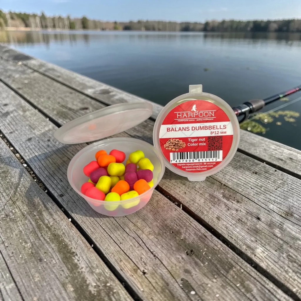 Бойл Harpoon Balans Dumbbells 8*12мм color mix Tiger nut (7407000011112)