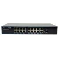 Комутатор мережевий Atis PoE-1018-16P-1S/250 AI