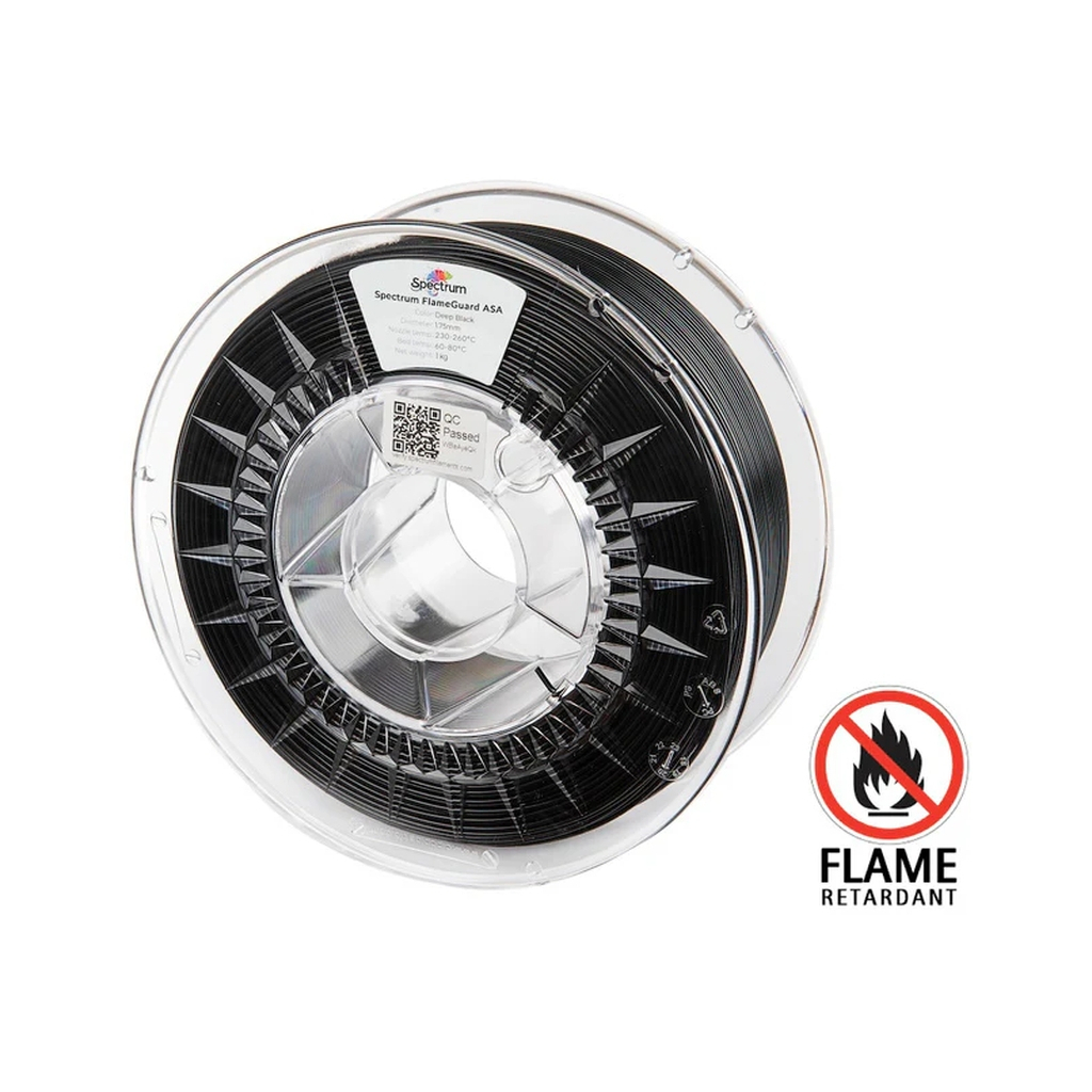 Пластик для 3D-принтера Spectrum ASA 275 FlameGuard 1.75mm 1kg Black, Deep (81443)