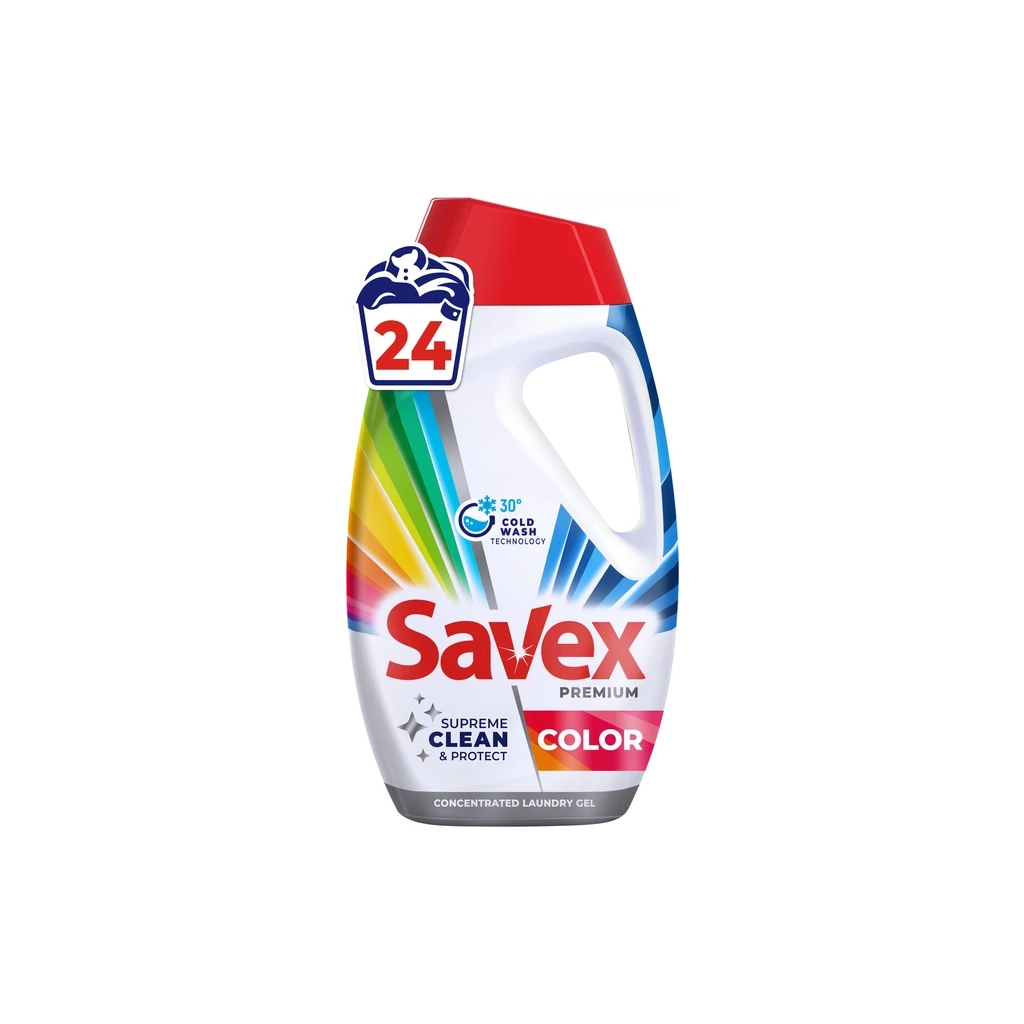 Гель для прання Savex Premium Color 960 мл (3800024050039)