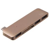 Перехідник Type-C to 3*USB 3.0, SD/microSD reader (Gold) Kit (C5IN1GD)