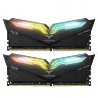 Модуль пам'яті для комп'ютера DDR4 32GB (2x16GB) 3200 MHz T-Force Night Hawk RGB Black Team (TF1D432G3200HC16CDC01)