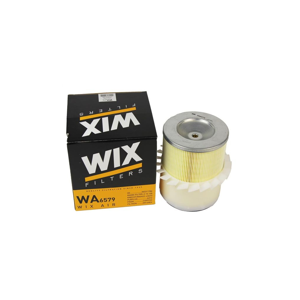 Повітряний фільтр для автомобіля Wixfiltron WA6579 Повітряний фільтр для автомобіля Wixfiltron WA6579