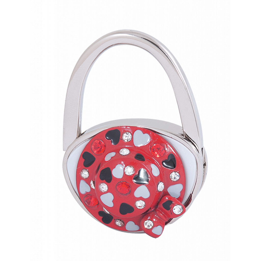 Ручка кулькова Langres набір ручка + гачок для сумки Elegance Червоний (LS.122029-05)