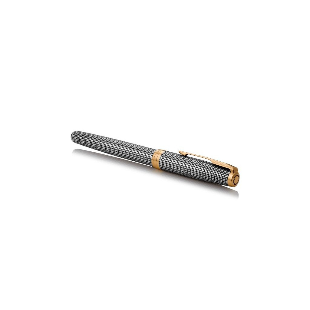 Ручка пір'яна Parker SONNET 17 Cisele Silver GT FP18 F (88 211)