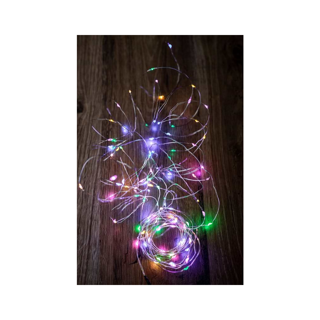 Гірлянда BPNY вологозахищена з адаптером Color 100 LED, 11М, 220V, 6W (102960) Гірлянда BPNY вологозахищена з адаптером Color 100 LED, 11М, 220V, 6W (102960)