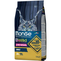 Dry food for cats Monge Cat Bwild Low Grain with hare meat 1.5 kg (8009470012003)