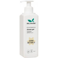 DeLaMark shower gel with the aroma of jasmine flowers and hints of vanilla 400 ml (4820152331465)