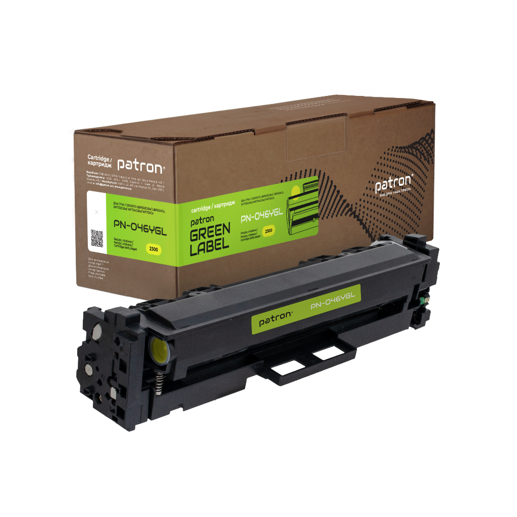 Картридж Patron Canon 046 Green Label, yellow (PN-046YGL) Картридж Patron Canon 046 Green Label, yellow (PN-046YGL)