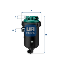 Fuel filter UFI 55.148.00