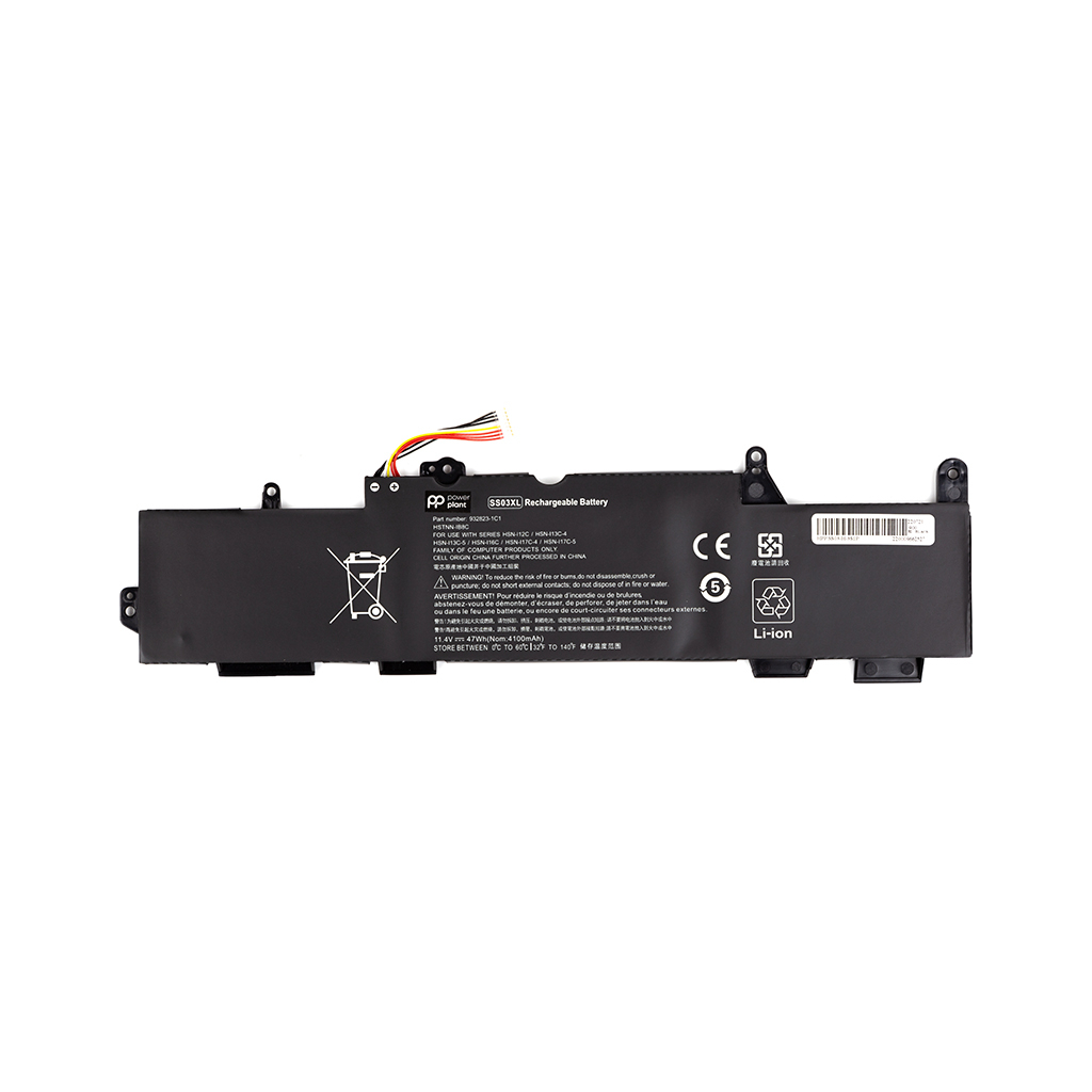 Акумулятор до ноутбука HP EliteBook 730 G5 (SS03XL) 11.4V 4100mAh PowerPlant (NB461790) Акумулятор до ноутбука HP EliteBook 730 G5 (SS03XL) 11.4V 4100mAh PowerPlant (NB461790)