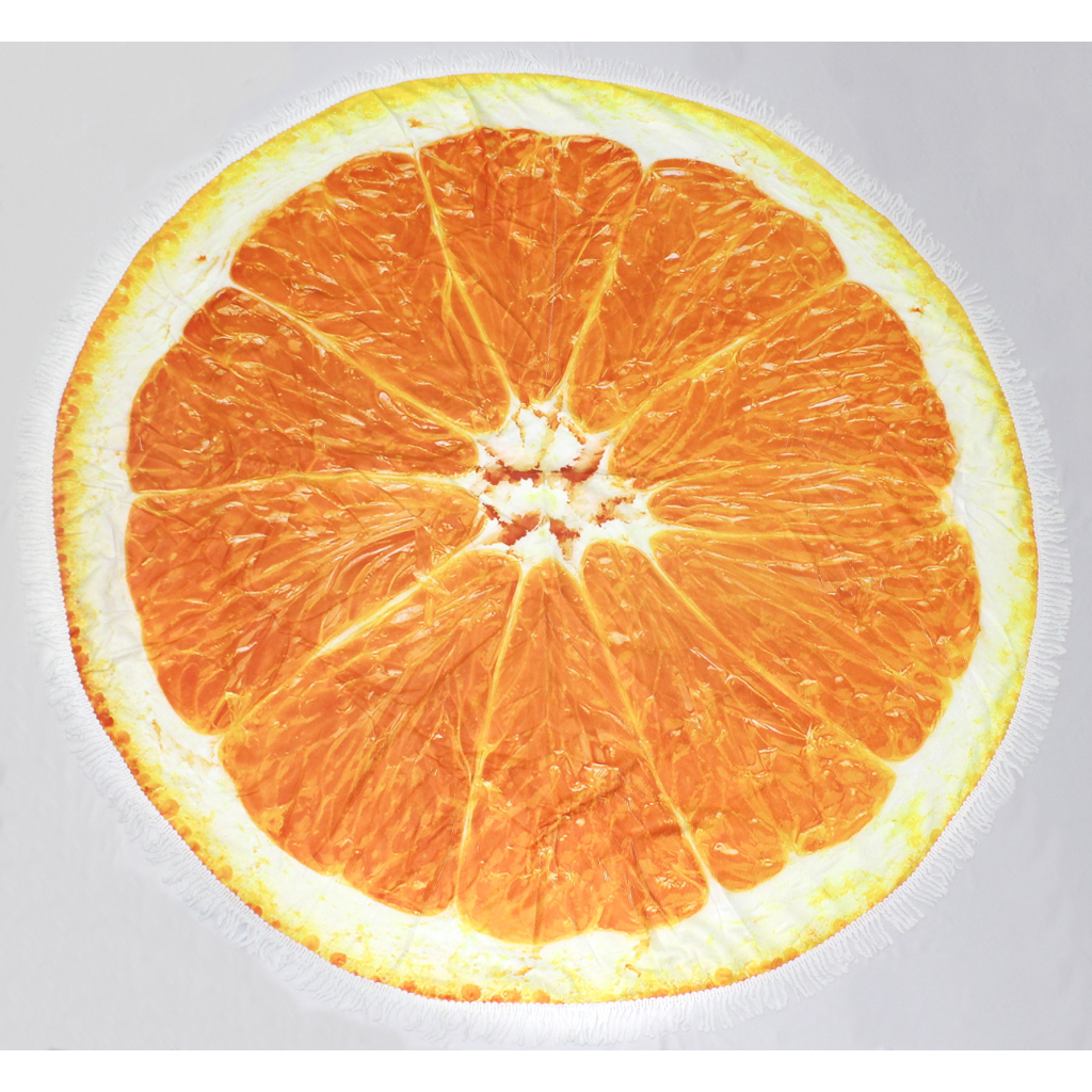 Рушник MirSon пляжний №5065 Summer Time Orange 150x150 см (2200003947731)