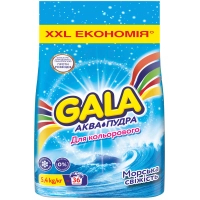 Washing powder Gala Aqua-Powder Sea freshness for colored clothes 5.4 kg (8006540518168)