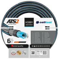 Hose for watering Cellfast HOBBY ATS, 1/2", 50m, 6 layers, up to 30 Bar, -20…+60°C (16-201)